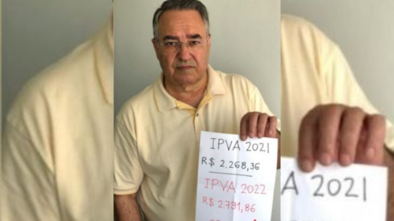 Ex-governador Raimundo Colombo comprova aumento do IPVA em SC