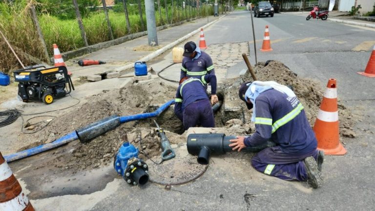 Interligações da obra de reforço na rede de água continuam nesta quinta-feira