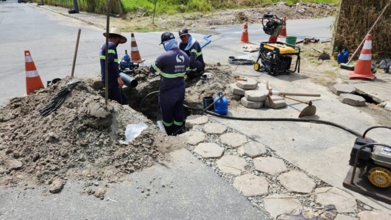 Obra de reforço na rede de água terá intervenção na Av. Santa Catarina nesta terça-feira