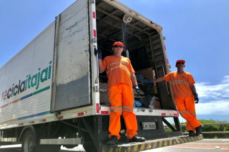 Coleta de recicláveis na temporada de verão encerra com aumento de mais de 50%