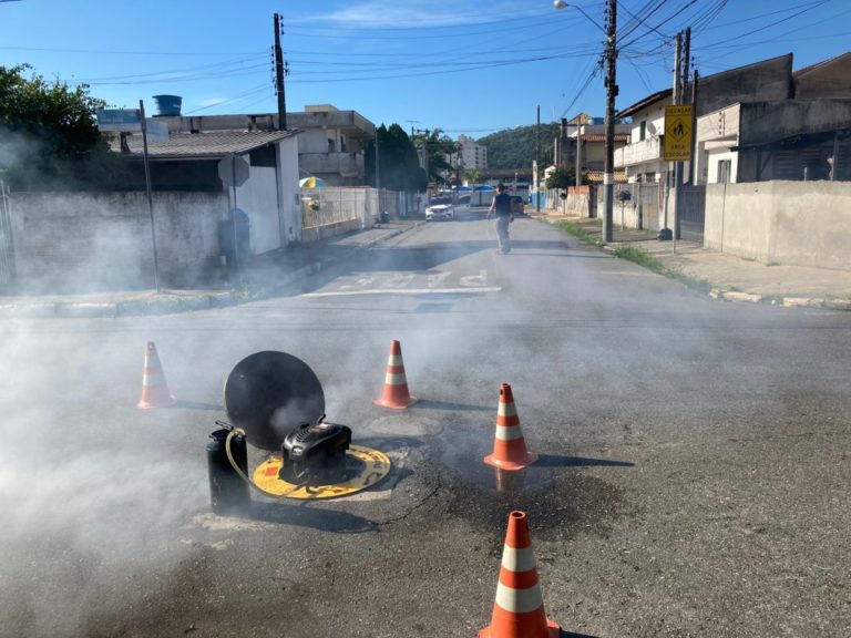 Teste de fumaça em ruas do Municípios e Vila Real retornam nesta sexta-feira e sábado