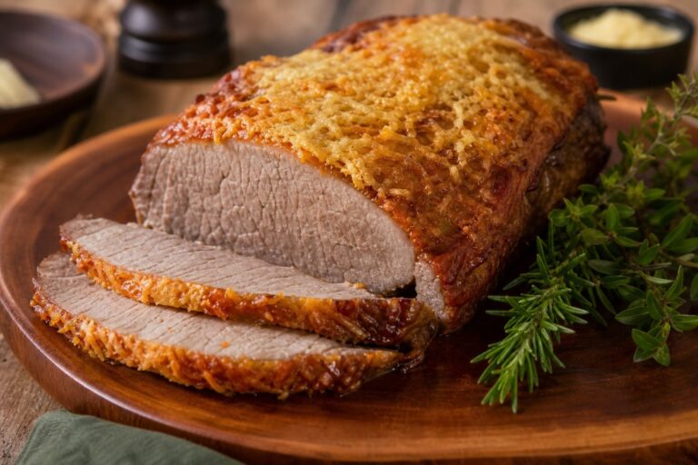 Alcatra ao Forno com Crosta Crocante de Parmesão – Receita Suculenta para Reuniões em Família