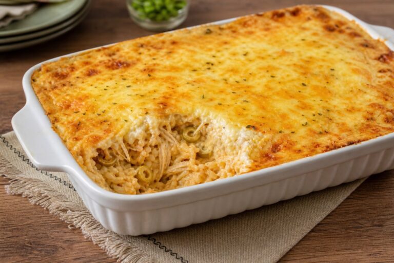 Arroz de Forno Recheado com Frango – Receita Prática para Reuniões em Família
