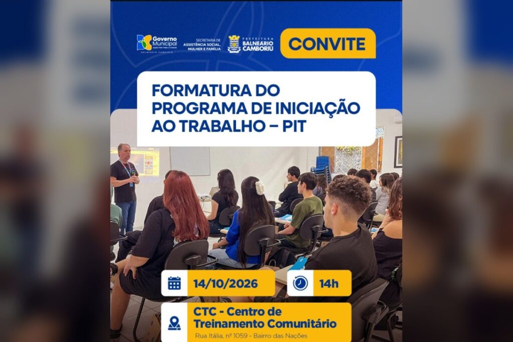 BC forma 31 jovens no Programa de Iniciação ao Trabalho