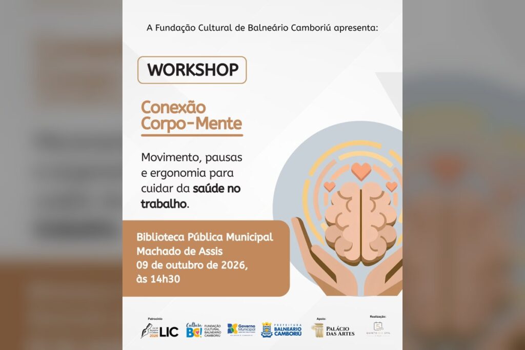 Biblioteca de BC promove workshop sobre saúde no trabalho