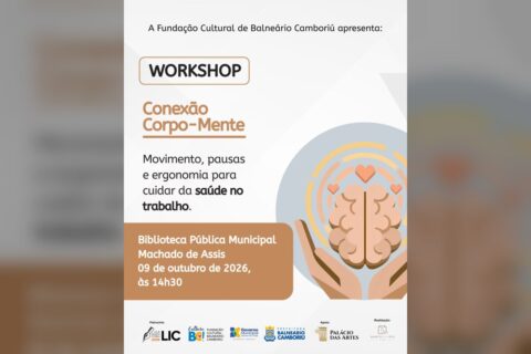 Biblioteca de BC promove workshop sobre saúde no trabalho