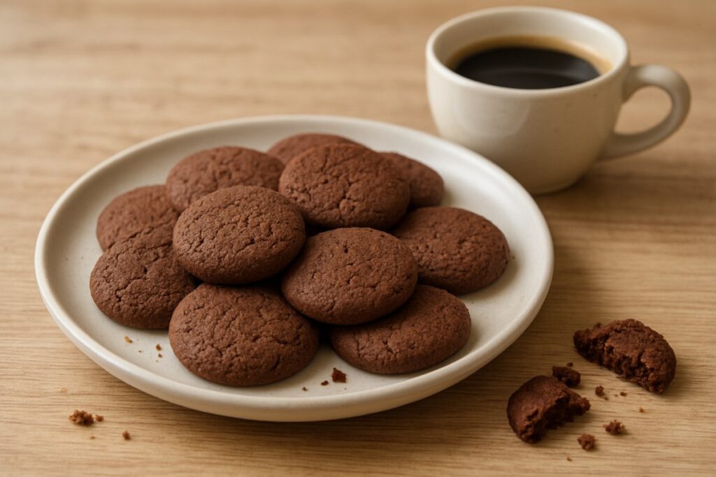 Biscoito Amanteigado de Chocolate
