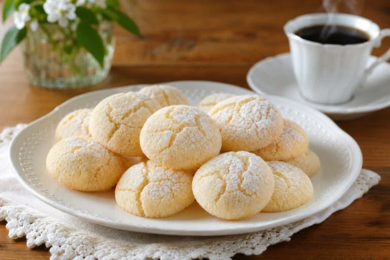 Bolachinhas de Maizena Leves e Macias – Biscoito Que Derrete na Boca Para Acompanhar Café