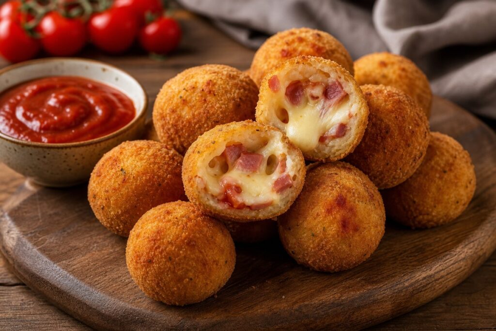 Bolinha de Pizza Crocante