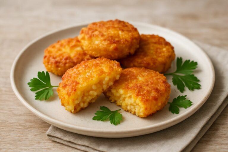 Bolinho de Arroz com Queijo – Petisco Caseiro Crocante e Fácil de Fazer