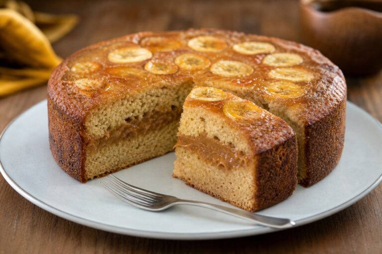 Bolo de Banana com Doce de Leite Cremoso – Maciez e Sabor para Qualquer Momento