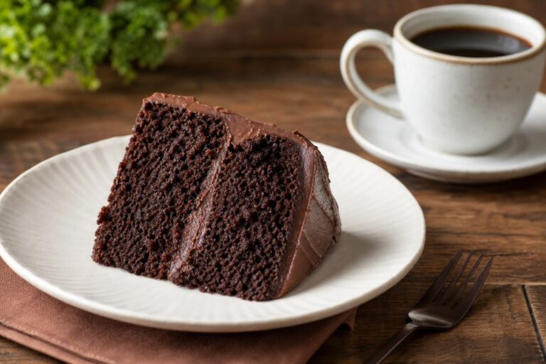 Bolo de Chocolate Zero Açúcar com Café – Opção Sem Glúten e Sem Lactose