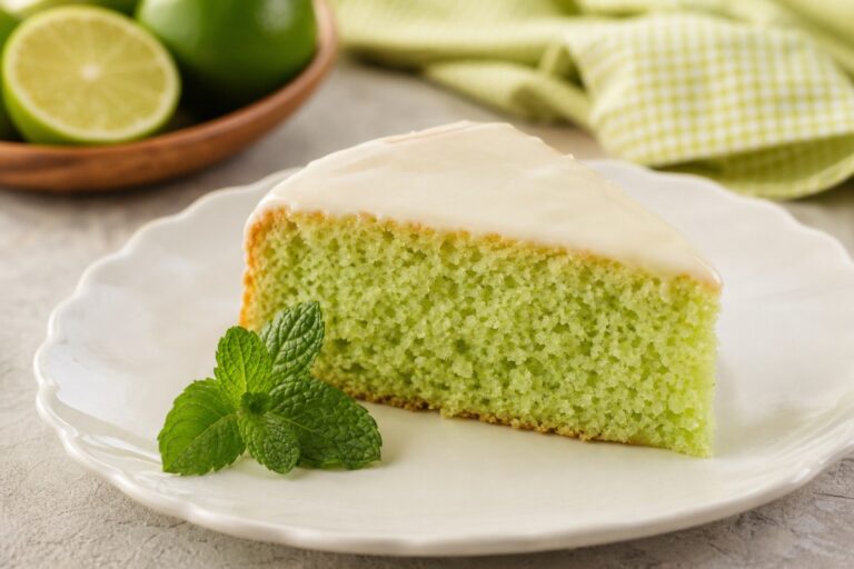 Bolo Verde de Limão Macio e Úmido – Receita Fácil e Deliciosa