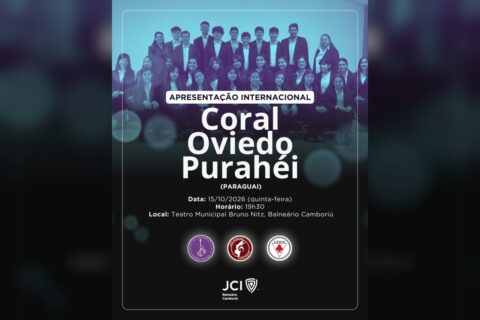 Coral paraguaio se apresenta no Teatro Bruno Nitz em BC