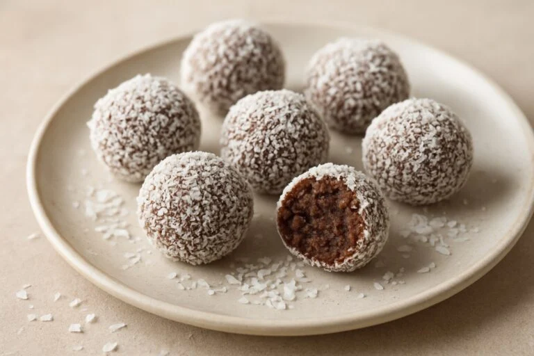 Docinho Fit de Chocolate com Coco – Receita Sem Glúten e Sem Leite