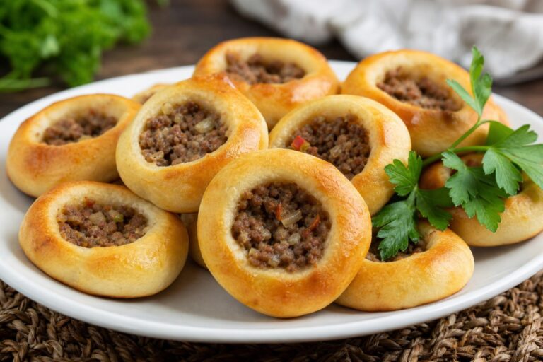 Mini Esfiha com Massa Leve e Recheio Saboroso – Lanche Prático para Todas as Ocasiões