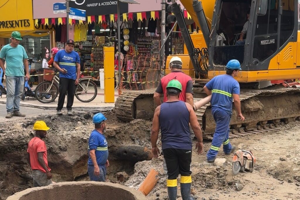 Obra na Rua 1400 em BC tem horário estendido até 22h