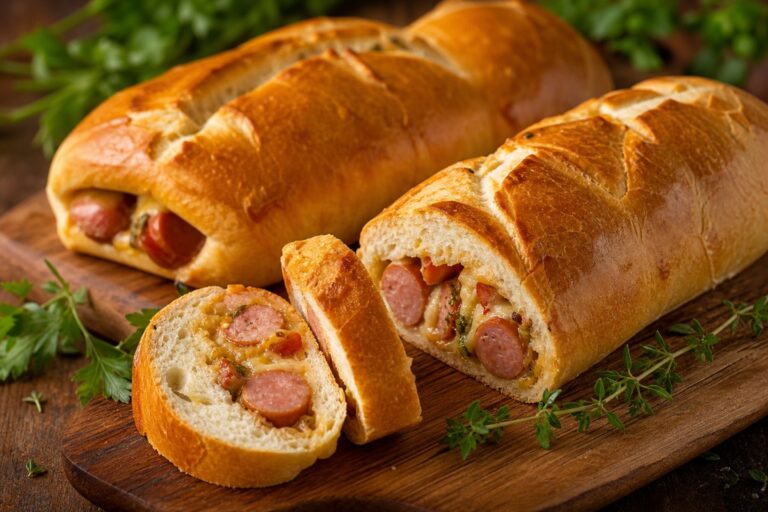 Pão com Linguiça Crocante na Air Fryer – Lanche Prático e Saboroso para o Jantar