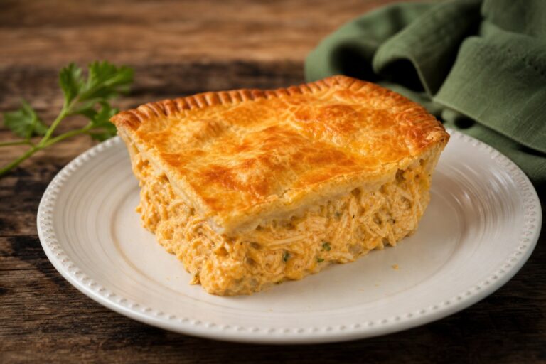 Torta Cremosa de Frango – Recheio Caprichado para Lanche ou Refeição Rápida