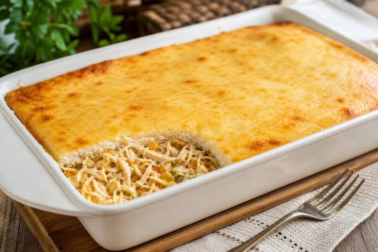 Torta Cremosa de Frango com Pão de Forma – Receita Rápida e Prática para Lanches