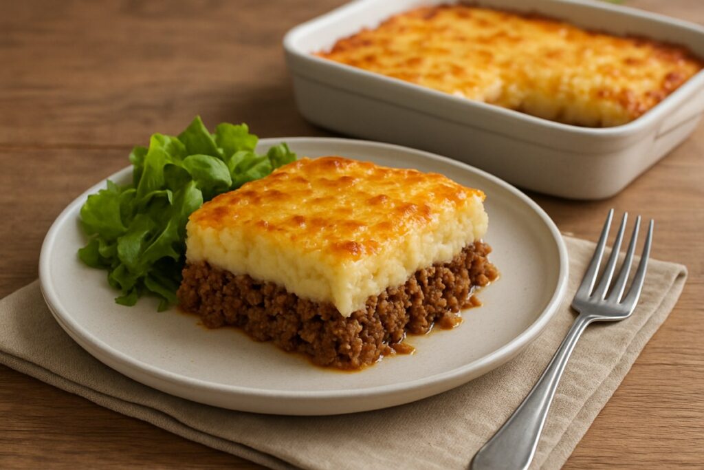 Torta Madalena de Carne Moída